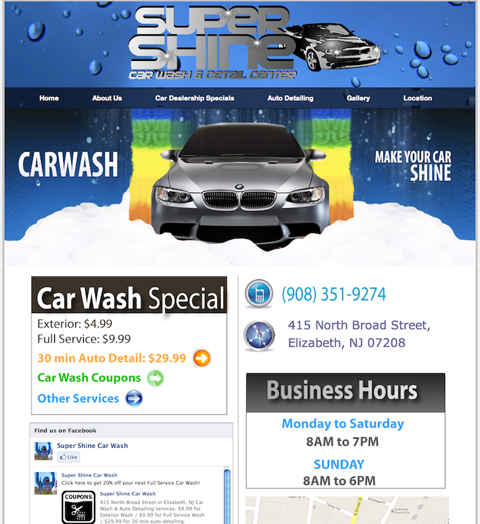 car-wash-website-wordpress-website-design-nj-nj-web-site-designer