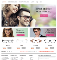 Wordpress Website with Shopping Cart