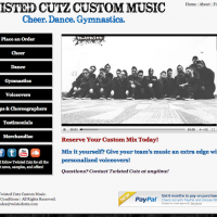 Music Website Design