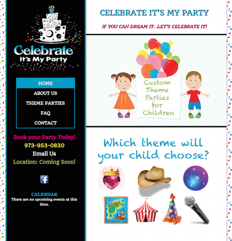 party planning web site