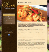Thai Restaurant Website